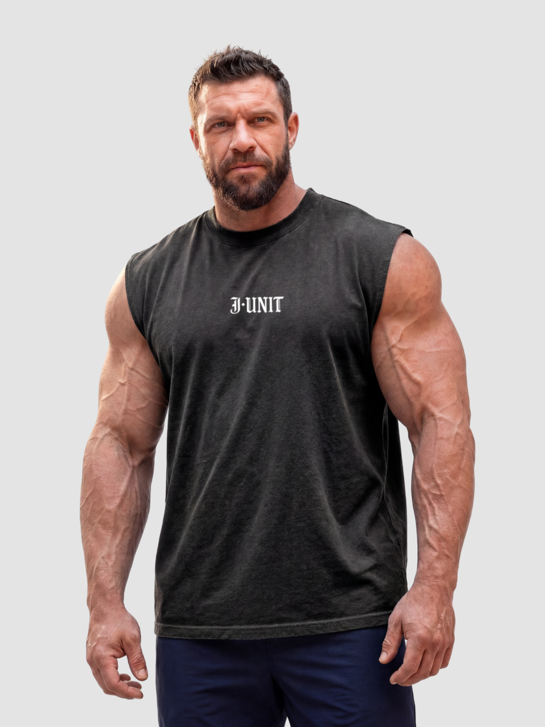 Signature Sleeveless Tee | Faded Black