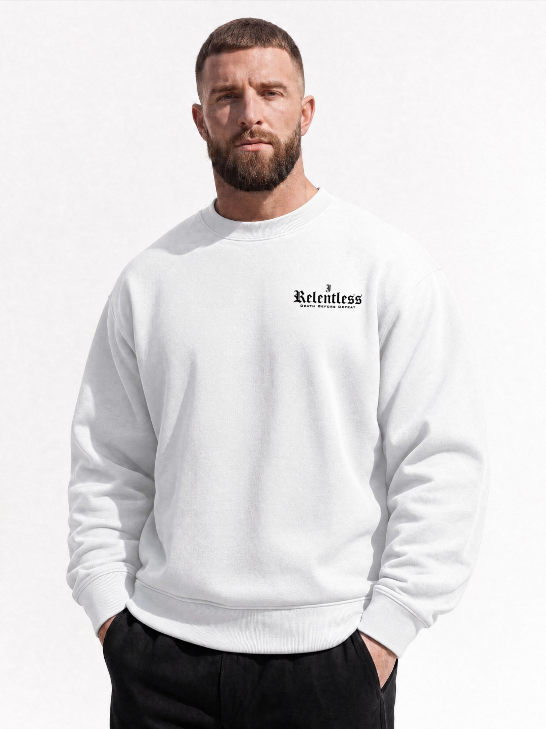 Relentless Pro Sweatshirt | White