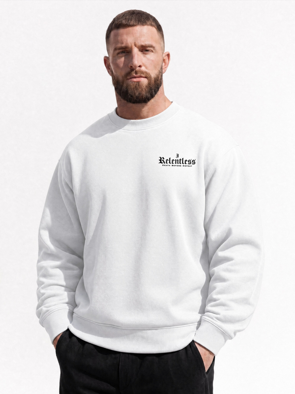 Relentless Pro Sweatshirt | White