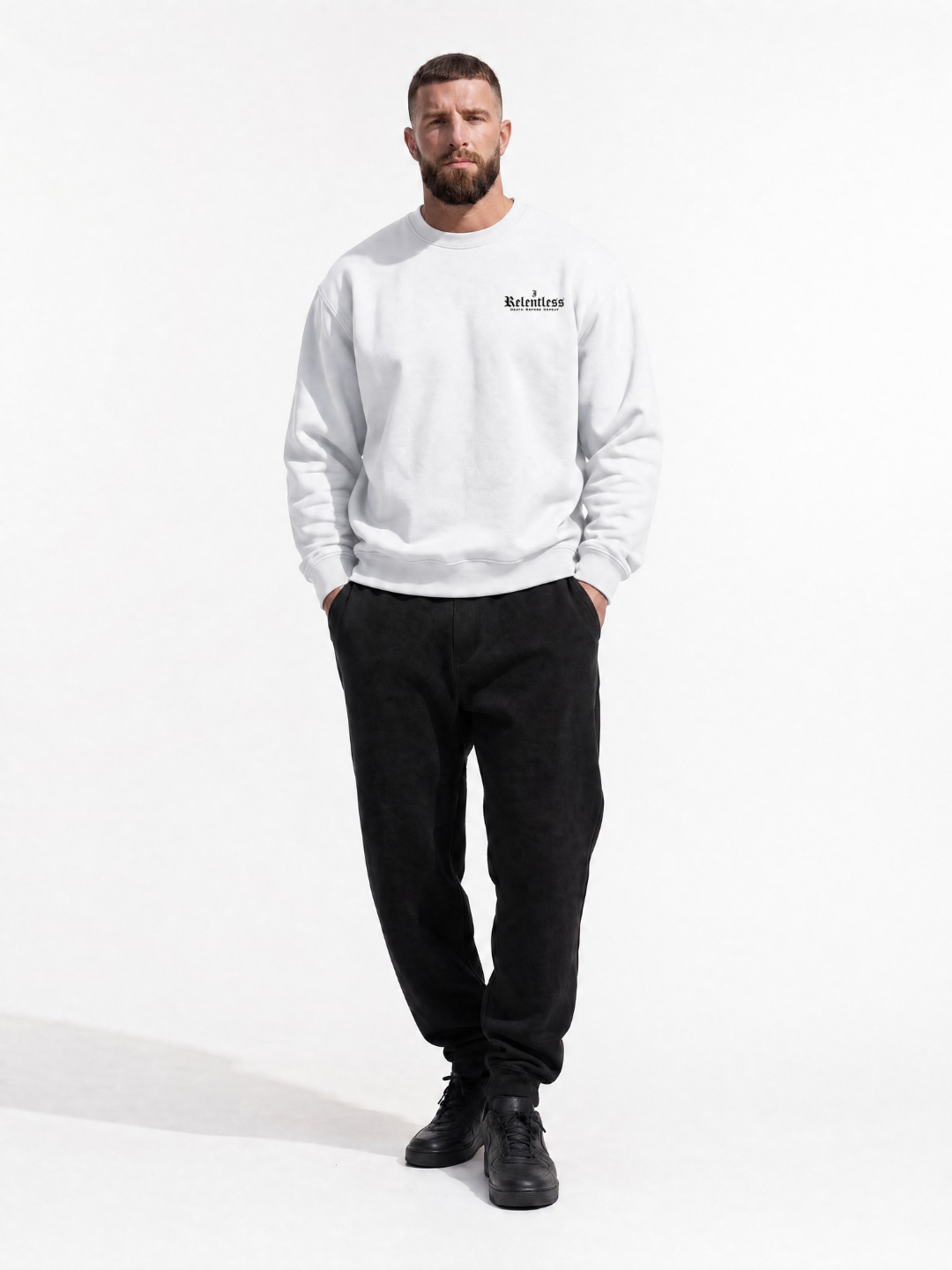 Relentless Pro Sweatshirt | White