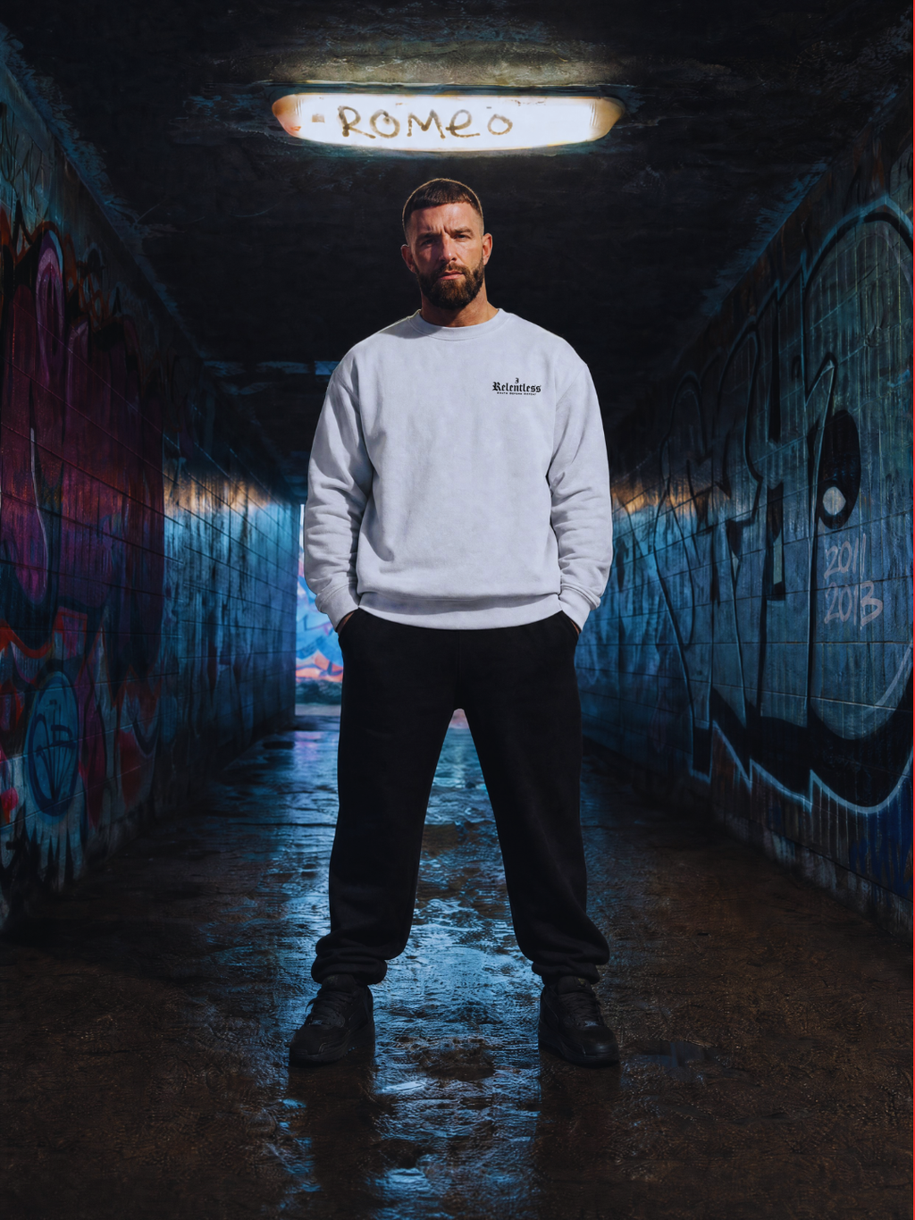 Relentless Pro Sweatshirt | White