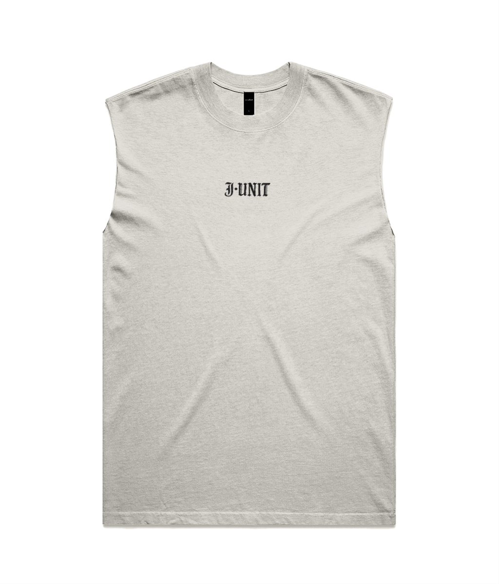 Signature Sleeveless Tee | Faded Bone