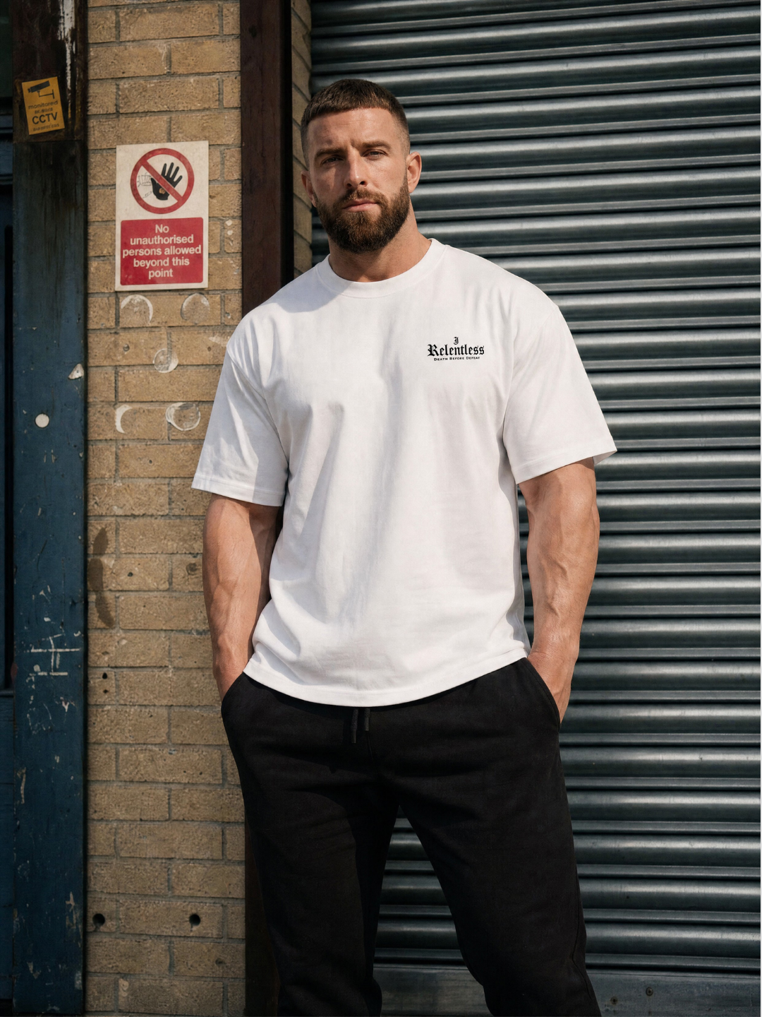 Relentless Pro Tee | White