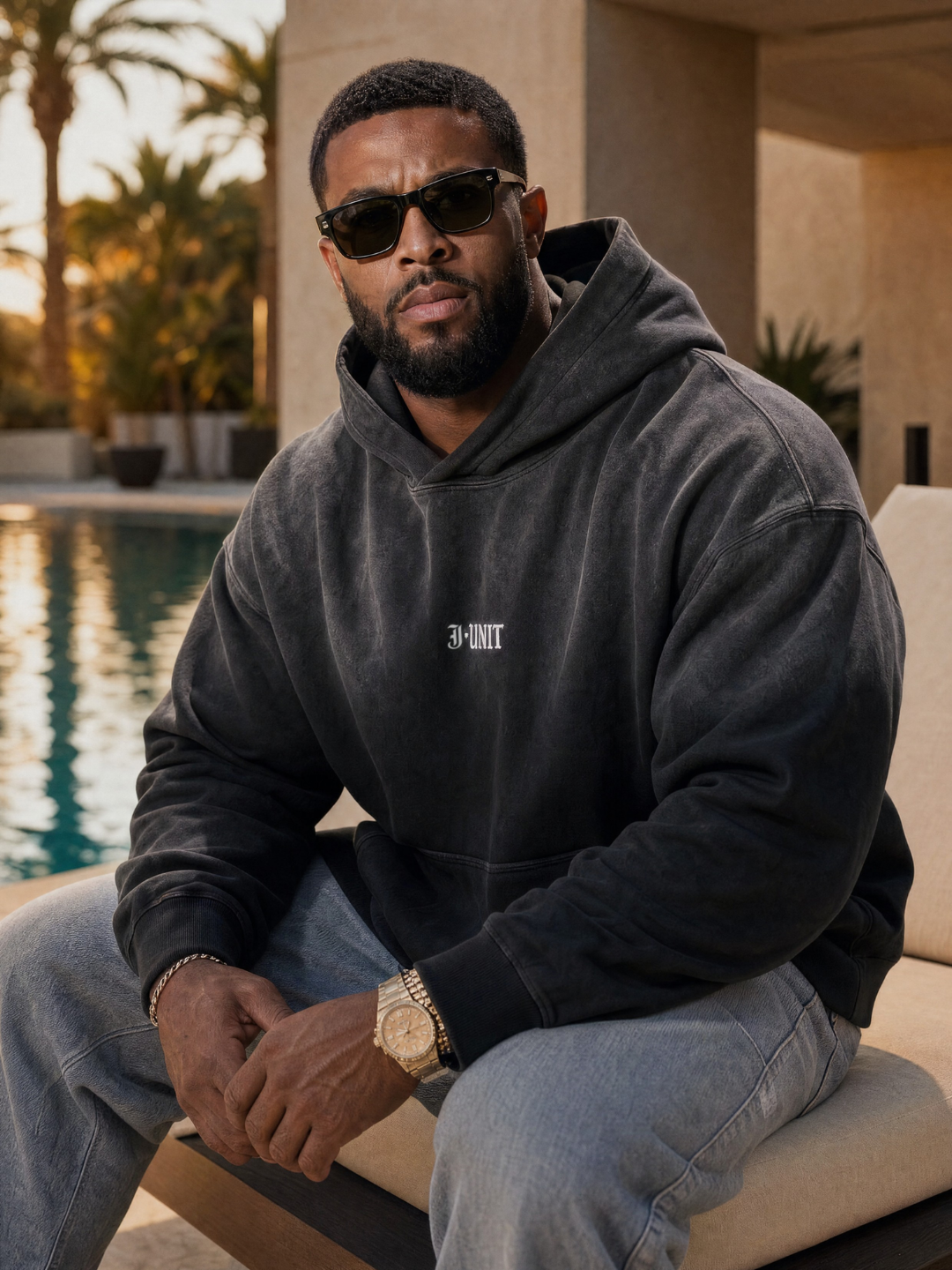Signature Sunfaded Hoodie | Black